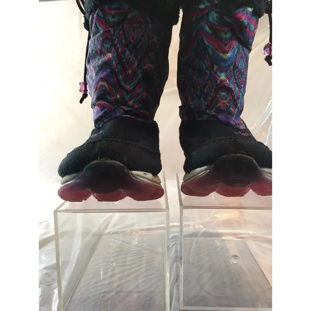 Skechers Boots Girls 4 Winter Skech-Air Chills Teen Suede‎ Fabric Groovy Boho